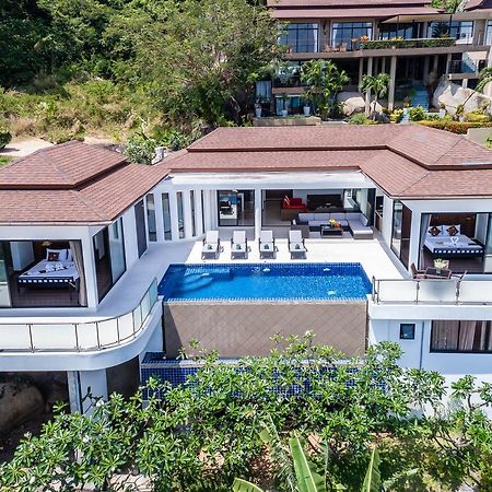 Sunny Banks - Modern Sea View 4 Bed Pool Villa Maret Exteriör bild