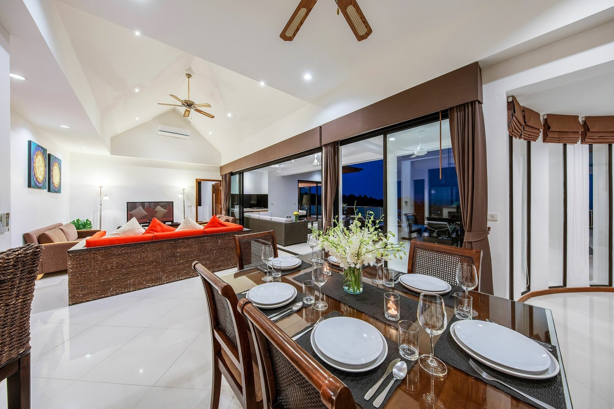 Sunny Banks - Modern Sea View 4 Bed Pool Villa Maret Exteriör bild